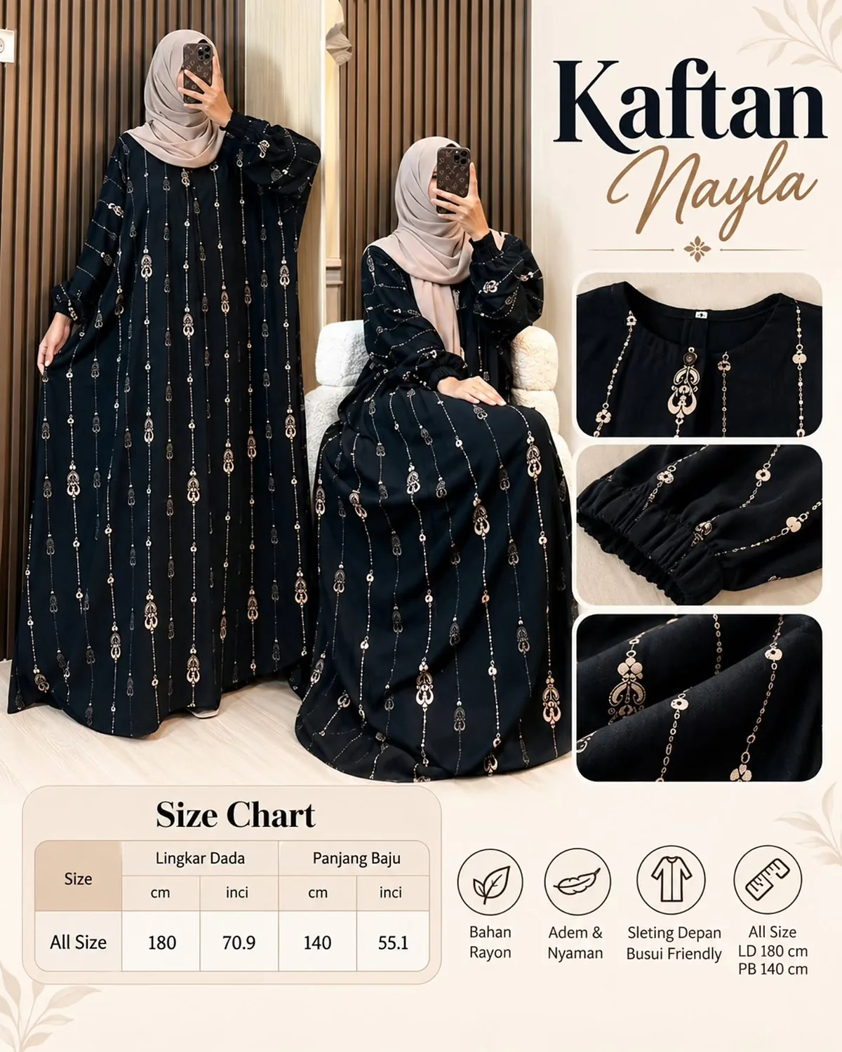 Kaftan Nayla, photo 3 of 4